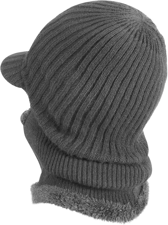Winter Knitted Balaclava Beanie, Warm Thermal Ski Mask for Cycling & Outdoors