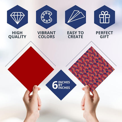 350 Pcs Origami Paper Set 20 Colors 50 Japanese Patterns with Easy Project Book