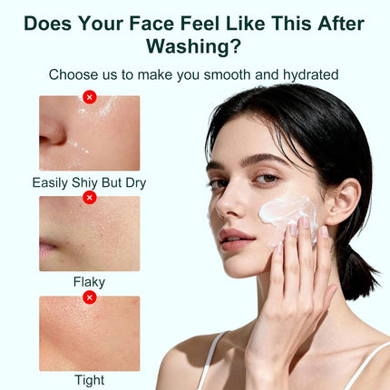 Gentle Hydrating Facial Cleanser – Glycerin, Niacinamide & Zinc PCA 5.29oz