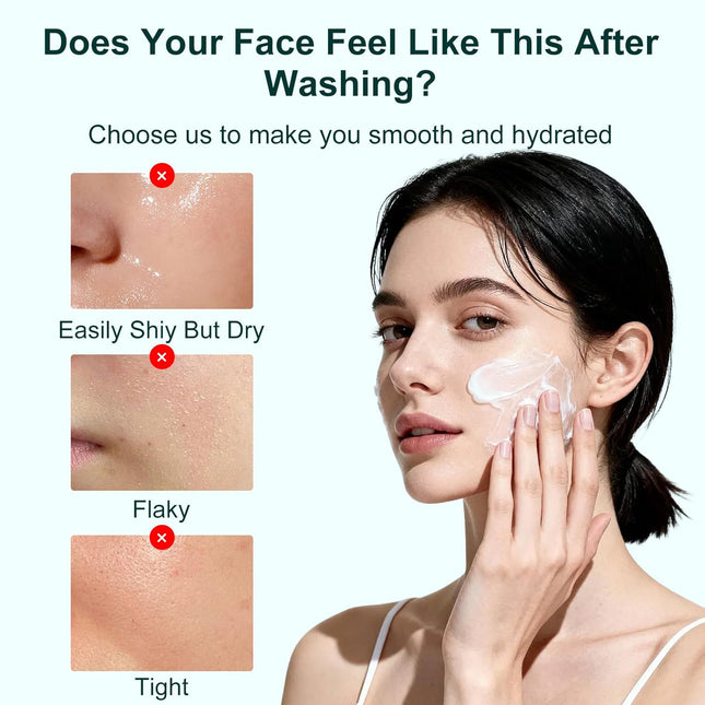 Gentle Hydrating Facial Cleanser – Glycerin, Niacinamide & Zinc PCA 5.29oz