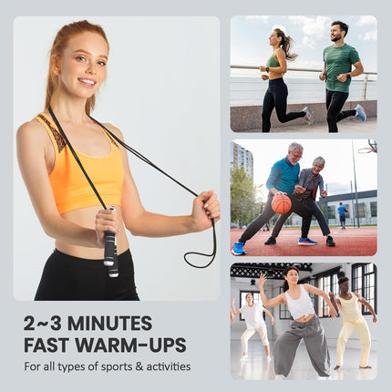 Digital Jump Rope with Smart Counter, Timer & Adjustable Speed Rope System