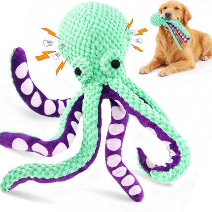 Large Plush Squeaky Dog Toy – Soft Fabric for Small to Large Dogs