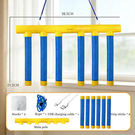Reaction Time Challenge Game with 3 Falling Reflex Sticks for Kids & Adults