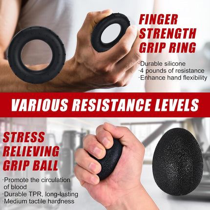 Grip Strength Trainer Adjustable Resistance for Athletes, Climbers & Musicians