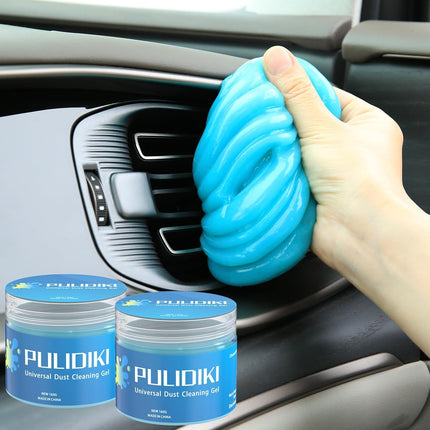 Car Cleaning Gel 2 Pack, Auto Detail Putty Slime, Interior Dust Cleaner Blue