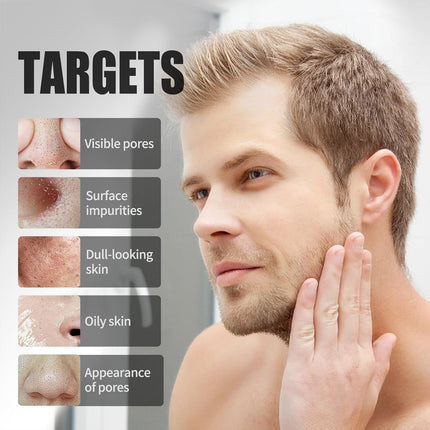 Charcoal Peel Off Face Mask for Men for Blackhead Removal and Deep Cleansing