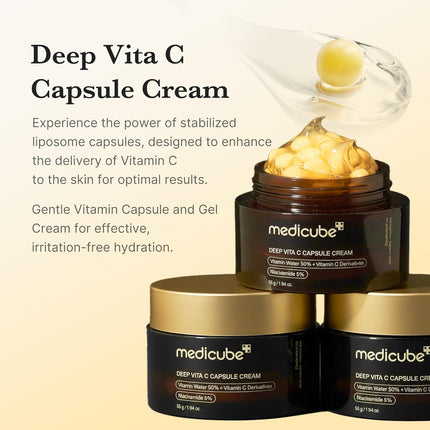 Vitamin C Capsule Cream – Liposome Formula for Radiant, Firm Skin