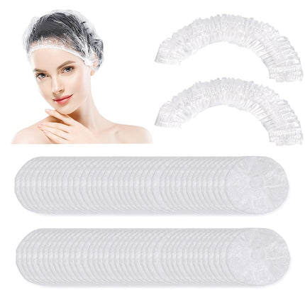 150 PCS Disposable Shower Caps – Waterproof, Thickened for Women & Kids