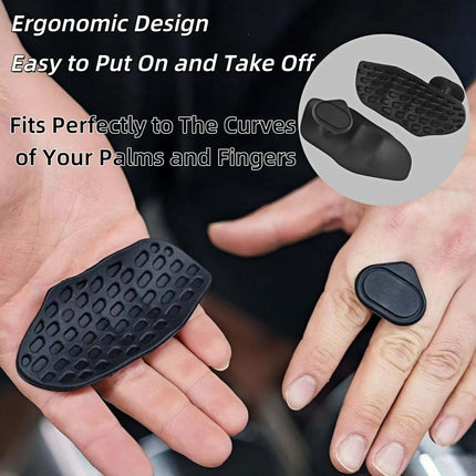 Anti-Slip Workout Grips, Silicone Weight Lifting Palm Pads for Men & Women