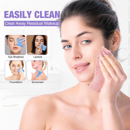 28-Pc Facial Cleansing Towels – Super Soft, Absorbent Makeup Remover Cloths