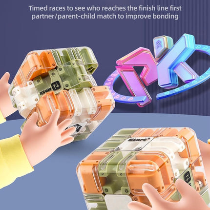 Large 3D Maze Puzzle Cube, Brain Training & Educational Toy for Teens & Adults