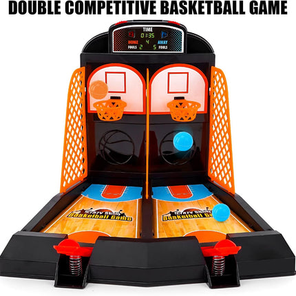Tabletop Mini Basketball Game Desk Toy for Kids Birthday Gift Ages 8+