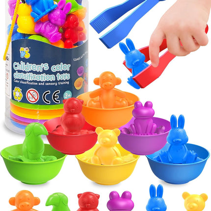 Counting Animals Montessori Toy – Educational Sensory Learning for Ages 3–5