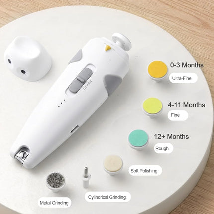 26-in-1 Baby Healthcare & Grooming Kit, Electric Nail Trimmer, Rechargeable Newborn Set