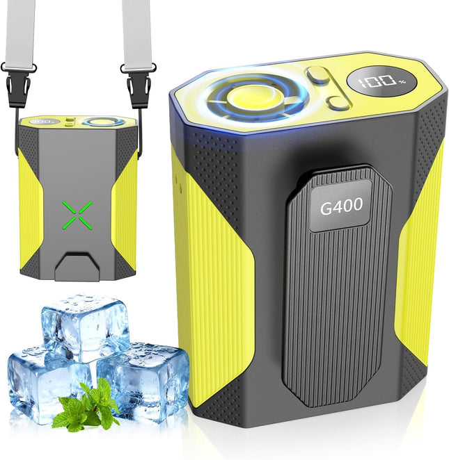 Portable Waist Fan Clip-on, 5-Speed Adjustable Wearable Personal Cooler