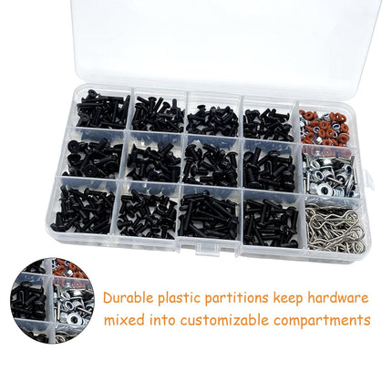 520 Piece RC Screw Assortment Set – Universal Hardware Kit for Crawler Cars