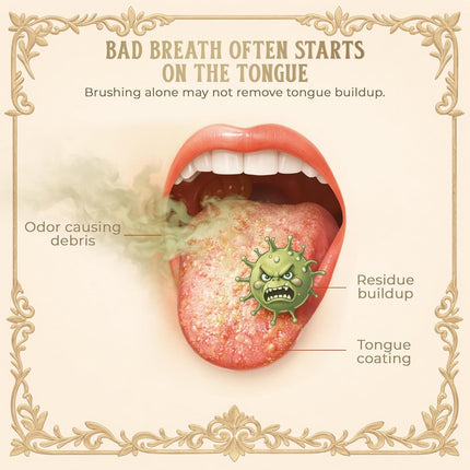 Tongue Scraper for Adults 2 Pack Stainless Steel Tongue Cleaner Bad Breath