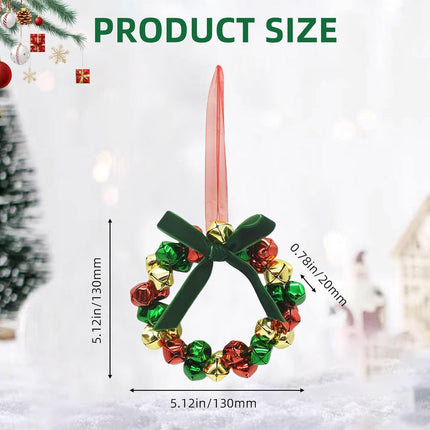 Christmas Jingle Bell Wreath – Indoor Hanging Tree & Wall Decor