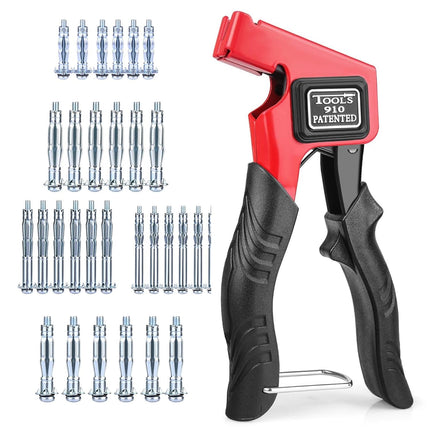 30pcs Molly Bolts & Screws Kit – Heavy Duty Wall Anchors for Drywall