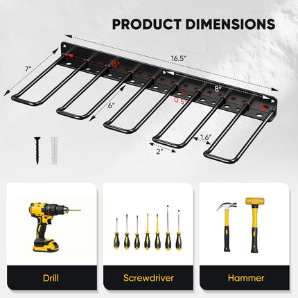 Power Tool Organizer – Wall Mount Drill Holder, Heavy Duty for Garage & Workshop