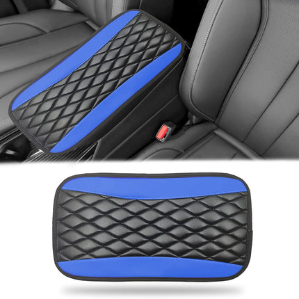 Universal Car Center Console Cover, Leather Armrest Protector for Vehicles