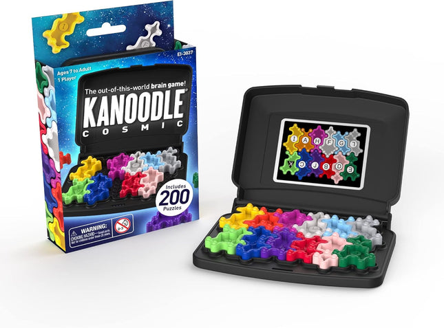 Kanoodle Cosmic 3D Brain Teaser – Logic Puzzle for Kids, Teens & Adults 7+