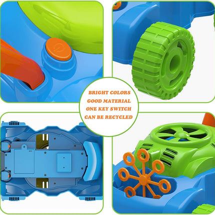 Bubble Lawn Mower Toy for Toddlers Ages 1-3, Outdoor Summer Fun Gift