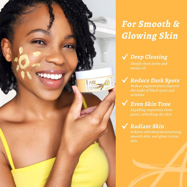 Vitamin C Clay Face Mask – Deep Cleansing, Pore Refining & Oil Control, 4.23oz