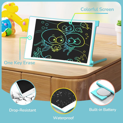 4-Pack LCD Writing Tablets – 8.5" Colorful Drawing Boards for Kids 3-8 Years