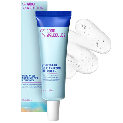 Hydrating Gel Moisturizer Lightweight Oil Free Face Cream Oily Skin Care