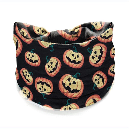 4-Piece Halloween Headbands for Women, Pumpkin Bat Spider Web Holiday Hair Bands
