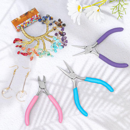 Jewelry Making Pliers Set – Shynek Tools for Wire Wrapping, Beading & Repair