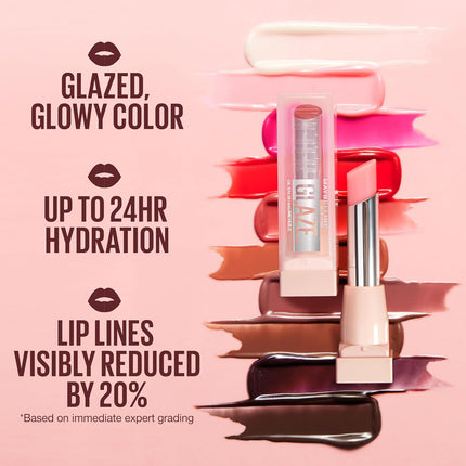 Lifter Glaze Oil Balm – Sheer Baby Pink, Smooth & Moisturizing Lip Shine