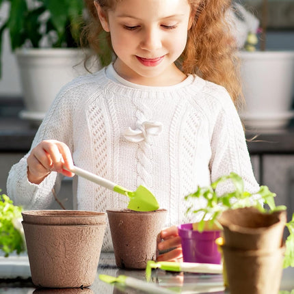 60 Pcs Peat Pots 3.15 Inch – Seed Starting Pots with Drainage & Bonus 20 Plant Labels