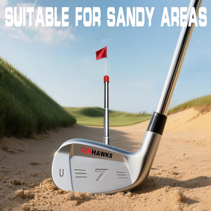 Golf Training Aids – Club Alignment Rods for Swing & Shot Visualization