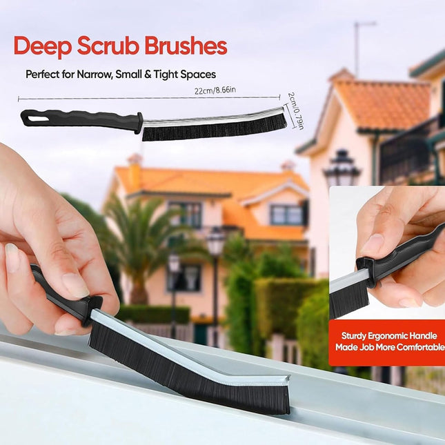 Crevice Cleaning Brush – Multifunctional Tool for Bathroom, Kitchen, Grout & Sink