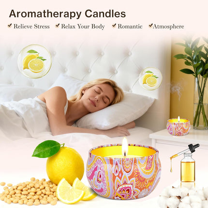 Women’s Spa Gift Set – Candle & Hand Cream Christmas Gift Box