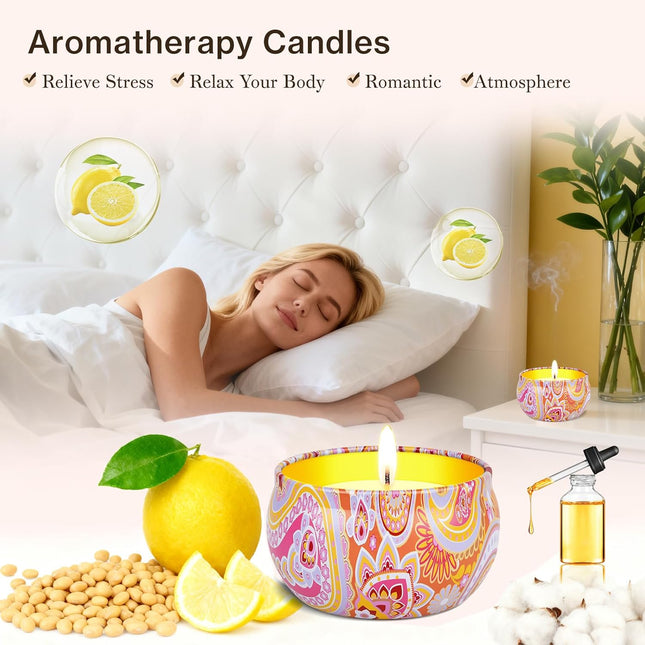 Women’s Spa Gift Set – Candle & Hand Cream Christmas Gift Box