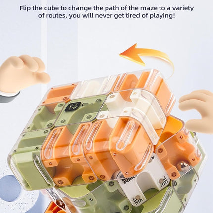 Large 3D Maze Puzzle Cube, Brain Training & Educational Toy for Teens & Adults