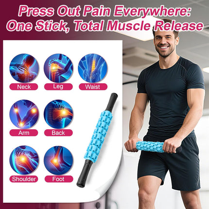 Muscle Roller Stick for Deep Tissue Massage, Legs & Muscle Recovery