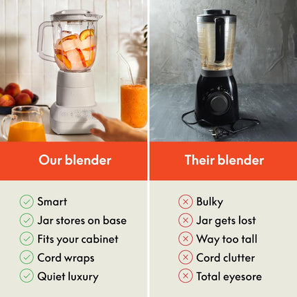 10 Speed Countertop Blender Smoothie Maker 48oz Pitcher 450W Motor