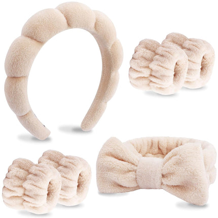 6 Pack Spa Headbands for Women Makeup Face Wash Skincare Hair Accessories