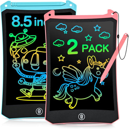 Toddler Easter Basket Stuffers – 2 Pack LCD Writing Tablets, Drawing Pad for Kids