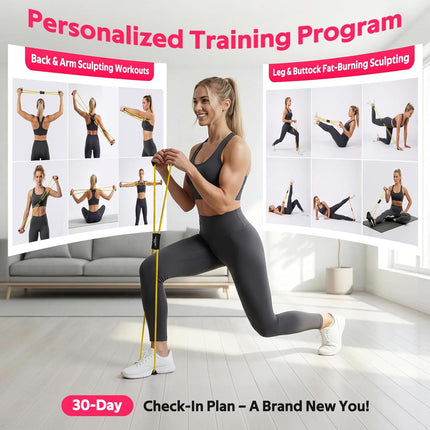 Elastic Figure 8 Resistance Bands: 3-Pack for Arm, Shoulder Stretching & Fitness Workouts