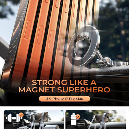 MagSafe Car Mount for iPhone 17/16, 24 Magnet Dashboard Phone Holder