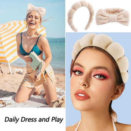 6 Pack Spa Headbands for Women Makeup Face Wash Skincare Hair Accessories