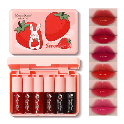 Long-Lasting Waterproof Lip Stain, High Pigment Lip Tint, Liquid Lipstick Makeup