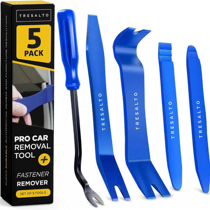 5-Piece Auto Trim Removal Tool Kit, Nylon Pry Tools for Car Dash & Door Panels