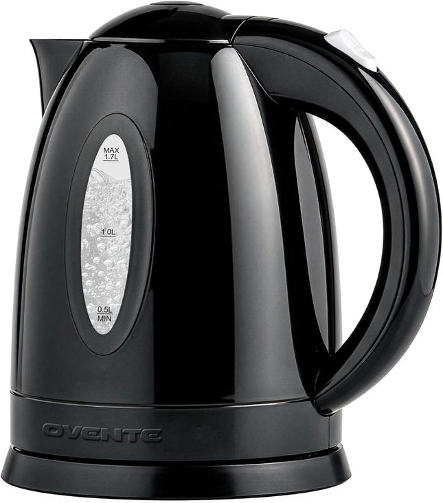 1.7L Fast Boiling Electric Kettle with Water Gauge and Removable Filter