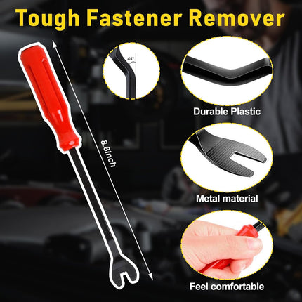 260PCS Car Bumper Retainer Clips & Plastic Rivets Kit for Door, Panel & Fender